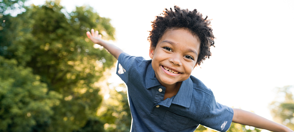 Child running
